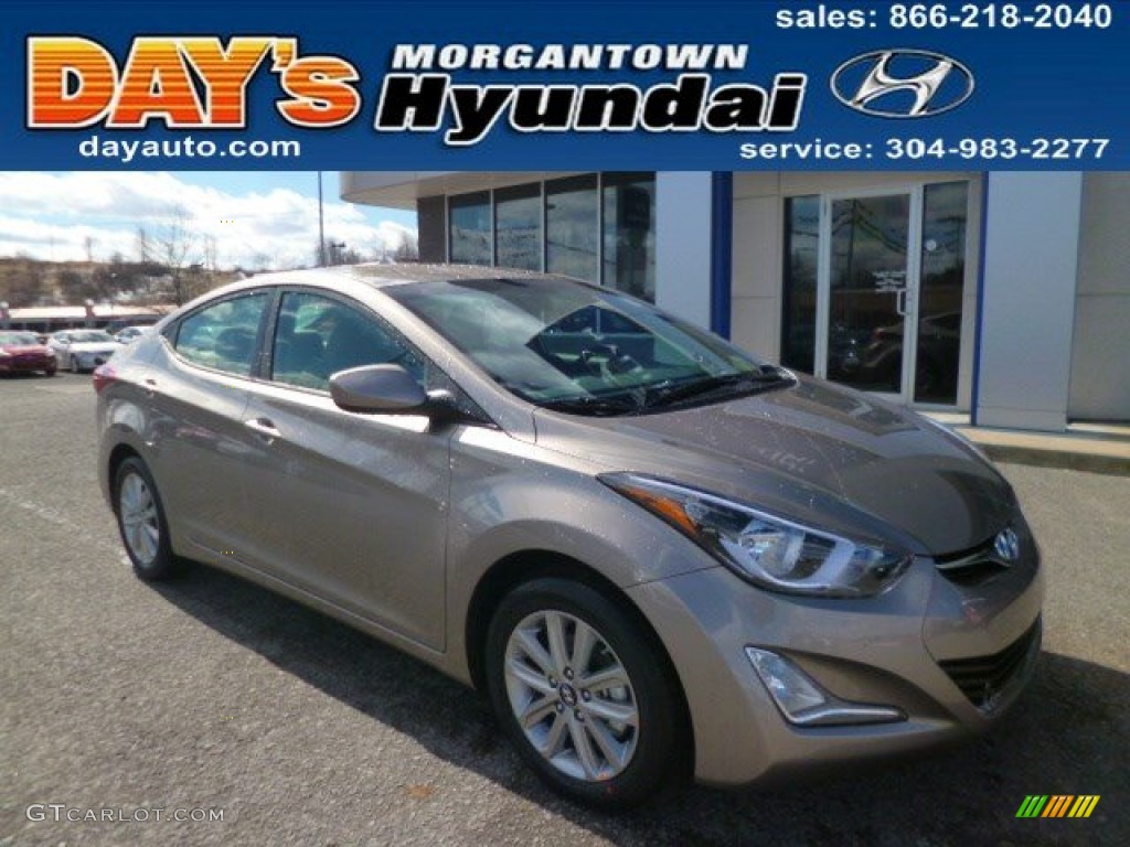 2014 Elantra SE Sedan - Bronze / Beige photo #1
