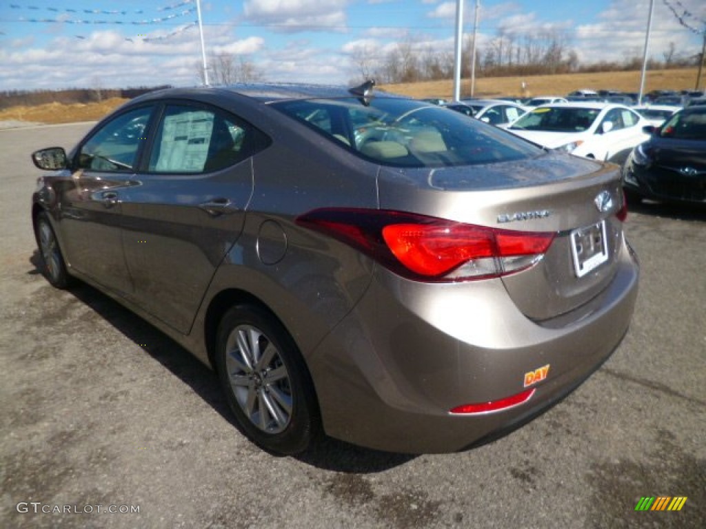 2014 Elantra SE Sedan - Bronze / Beige photo #5