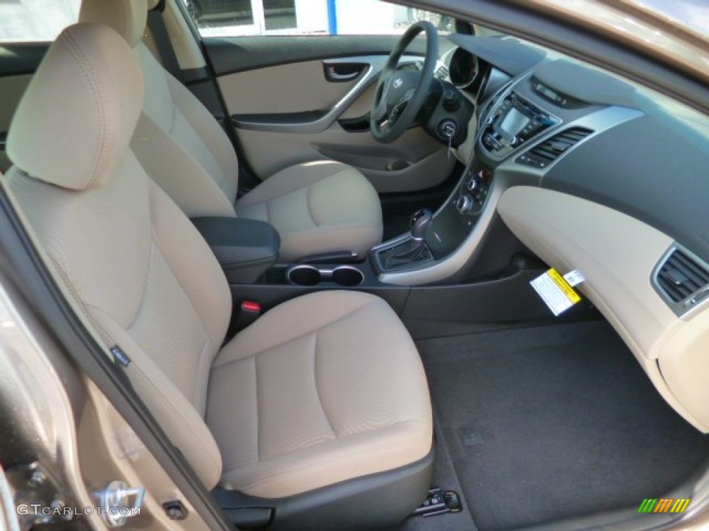 2014 Elantra SE Sedan - Bronze / Beige photo #10