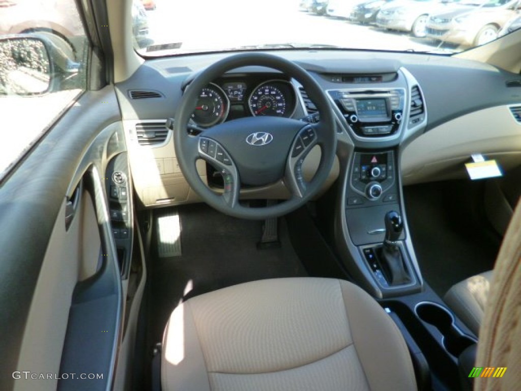 2014 Elantra SE Sedan - Bronze / Beige photo #13