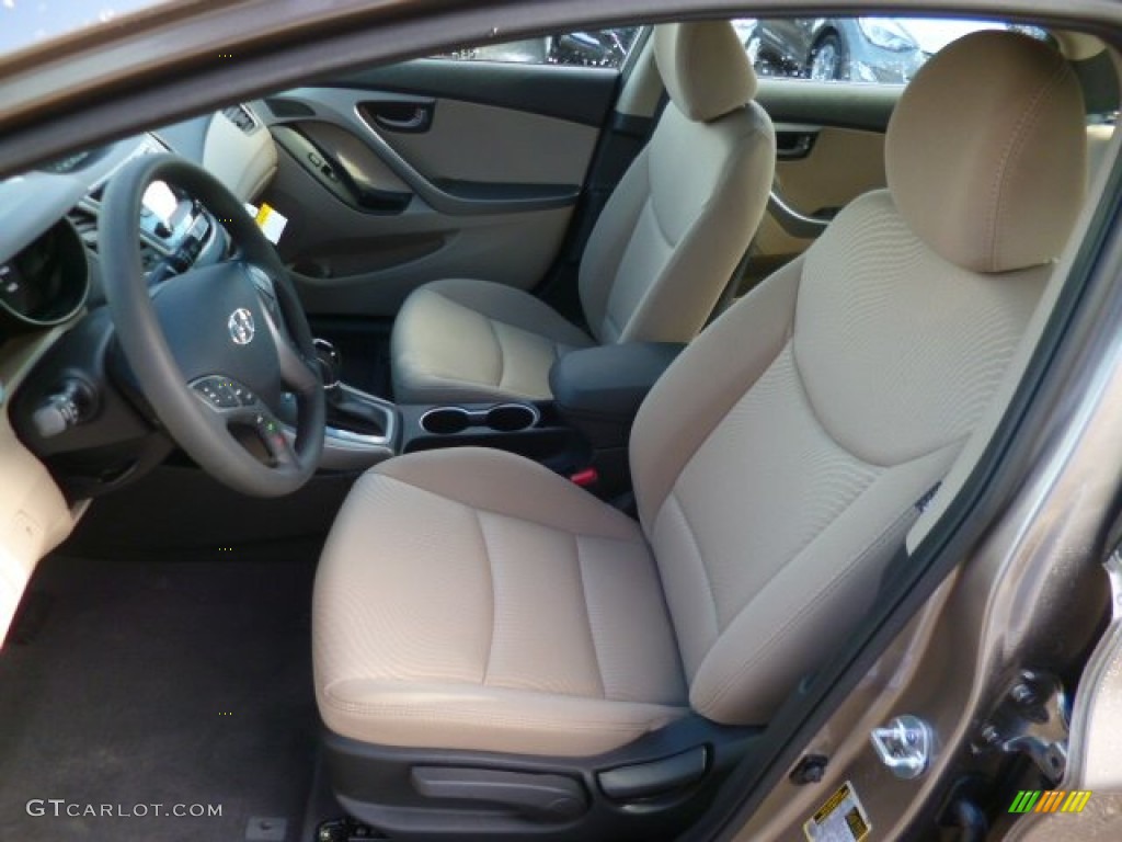2014 Elantra SE Sedan - Bronze / Beige photo #14