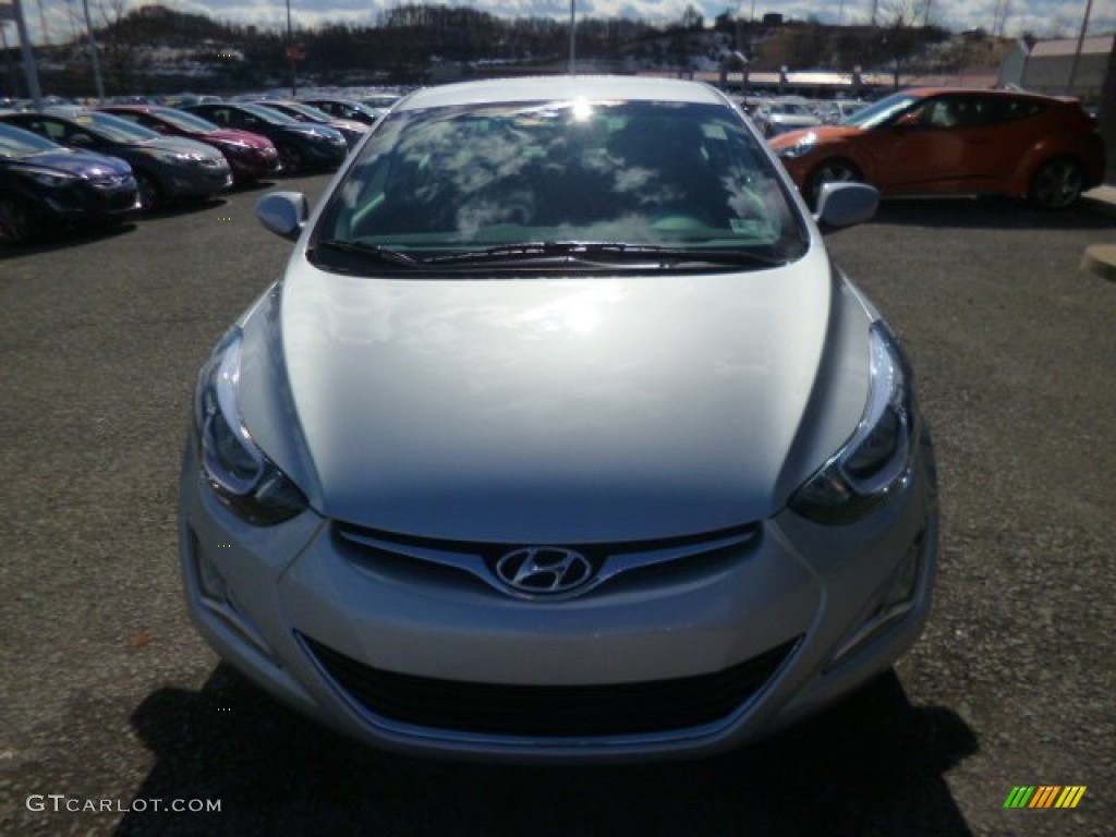 2014 Elantra SE Sedan - Silver / Gray photo #2