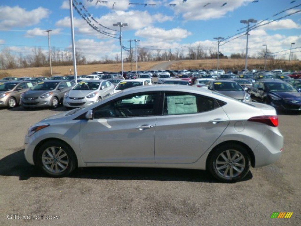 2014 Elantra SE Sedan - Silver / Gray photo #4