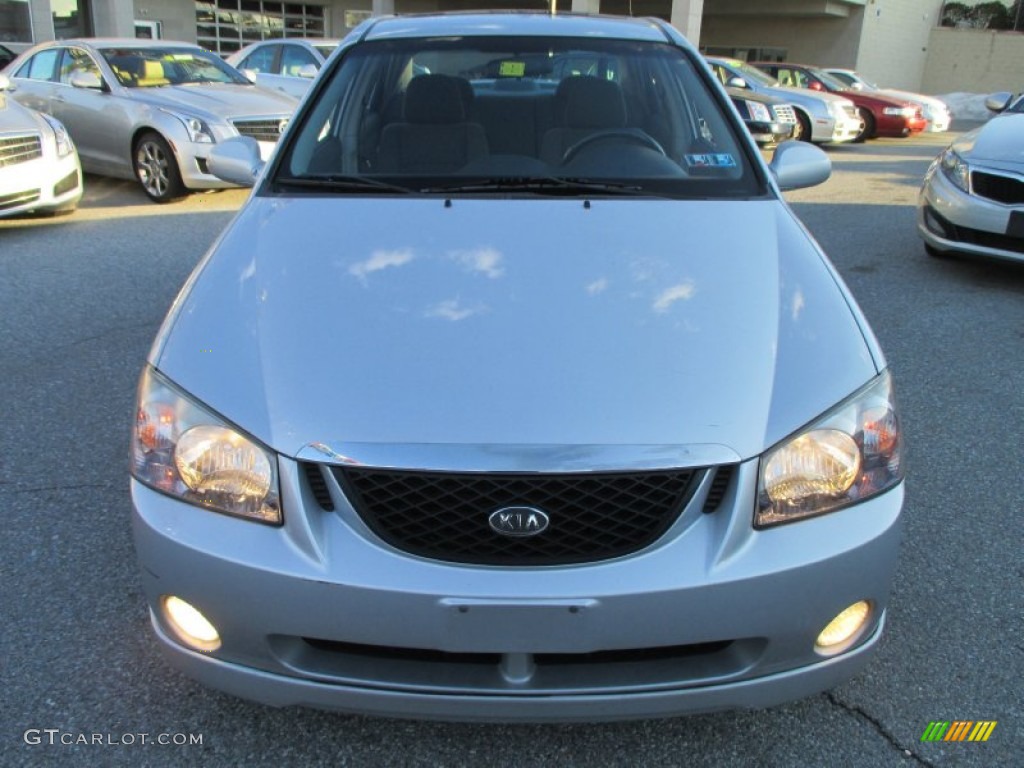 2006 Spectra SX Sedan - Clear Silver / Gray photo #9
