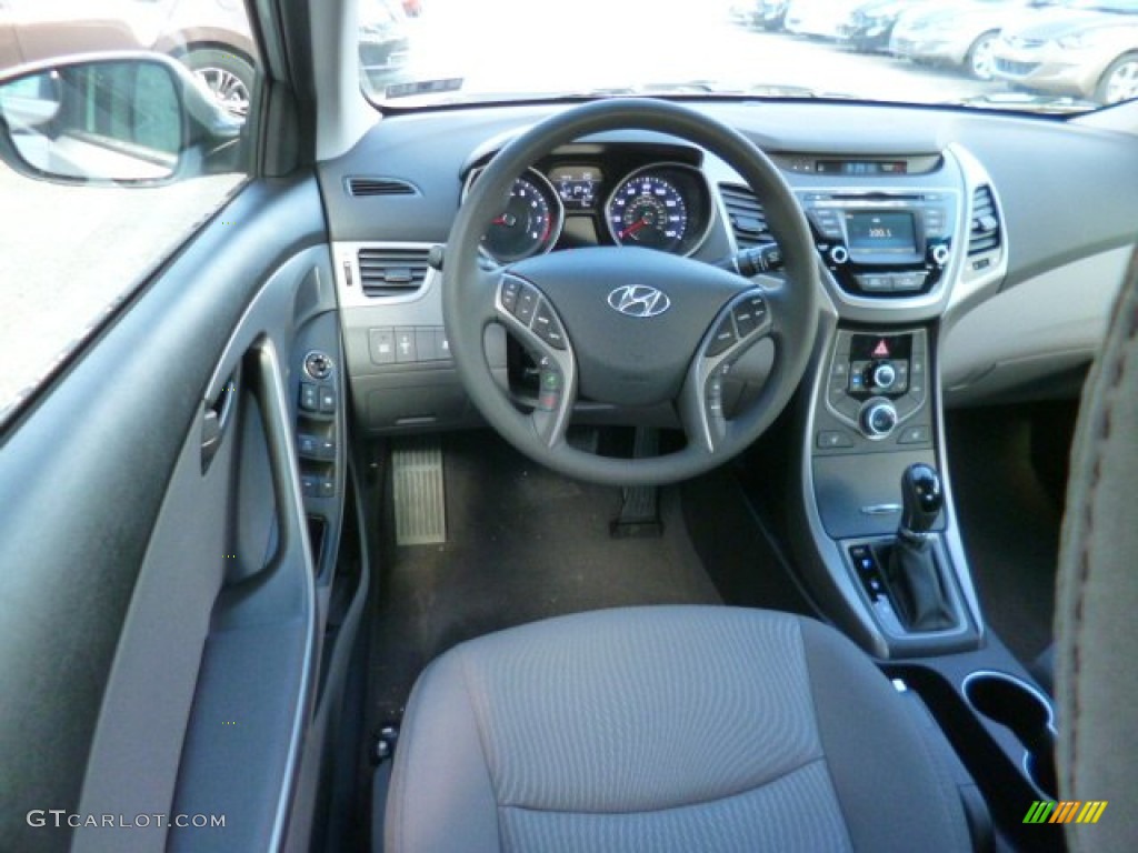 2014 Elantra SE Sedan - Silver / Gray photo #14