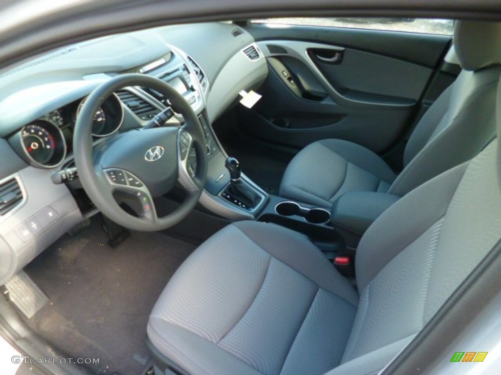 2014 Elantra SE Sedan - Silver / Gray photo #16
