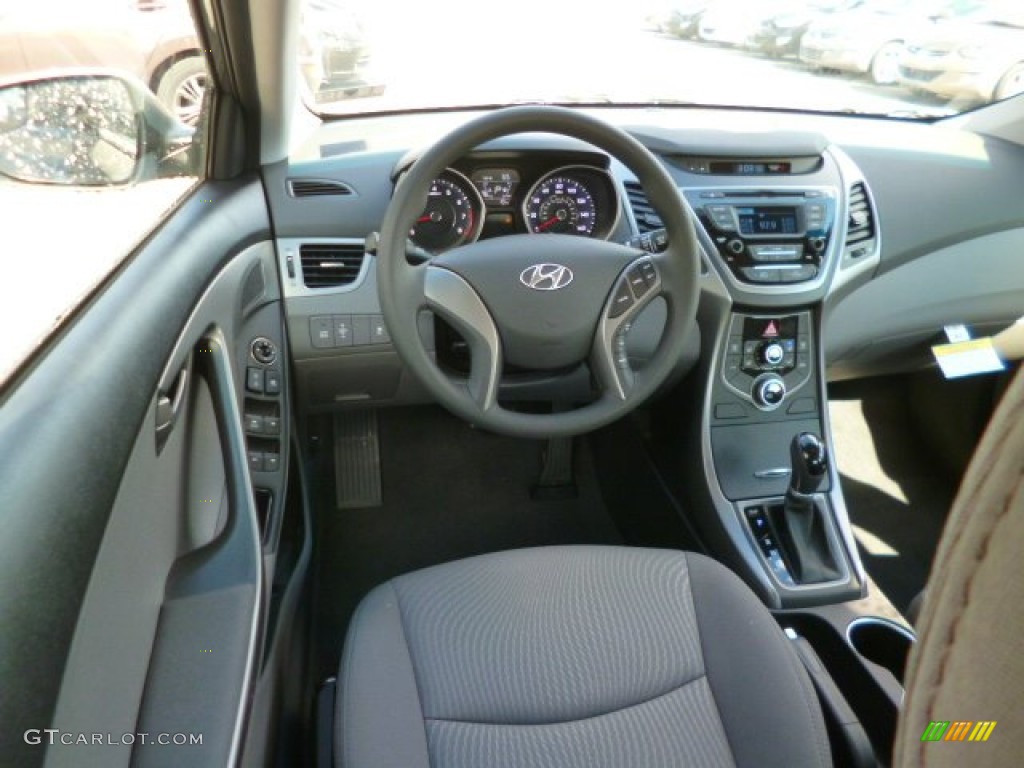 2014 Elantra SE Sedan - Gray / Gray photo #14
