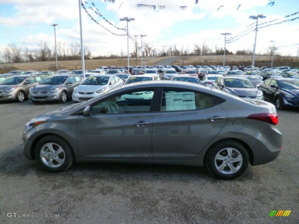 2014 Elantra SE Sedan - Gray / Gray photo #4