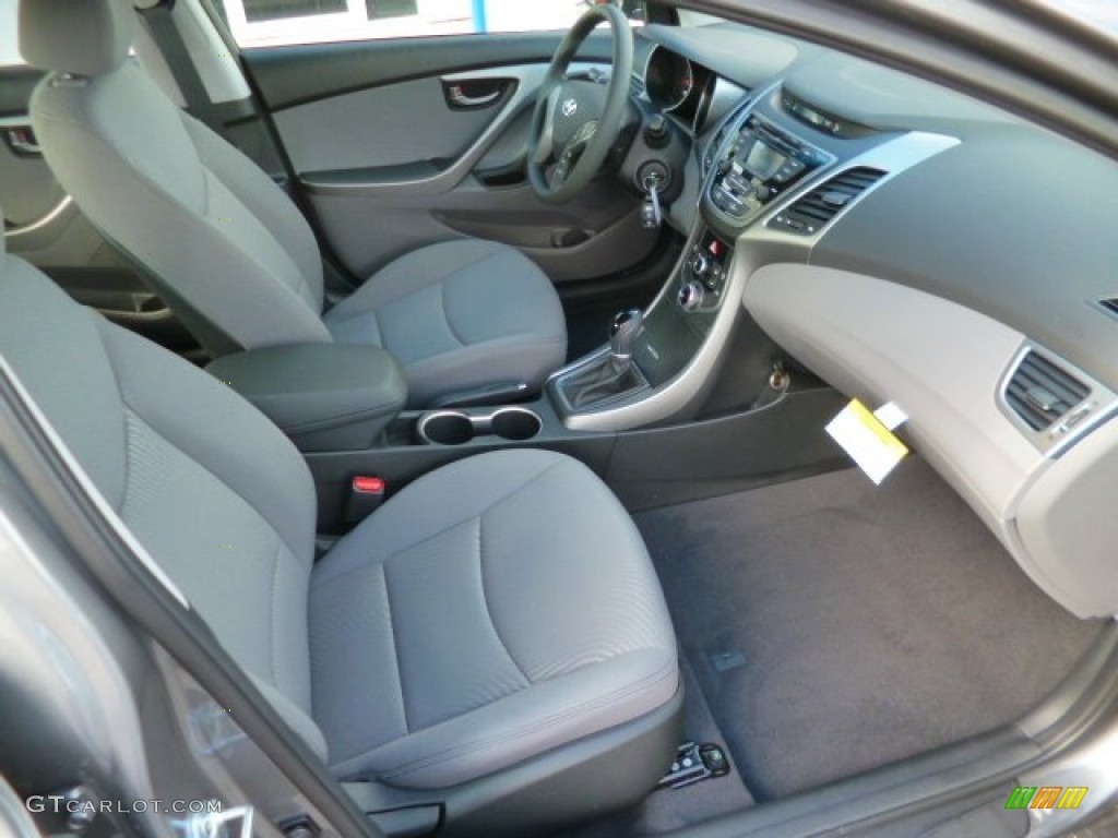 2014 Elantra SE Sedan - Gray / Gray photo #10