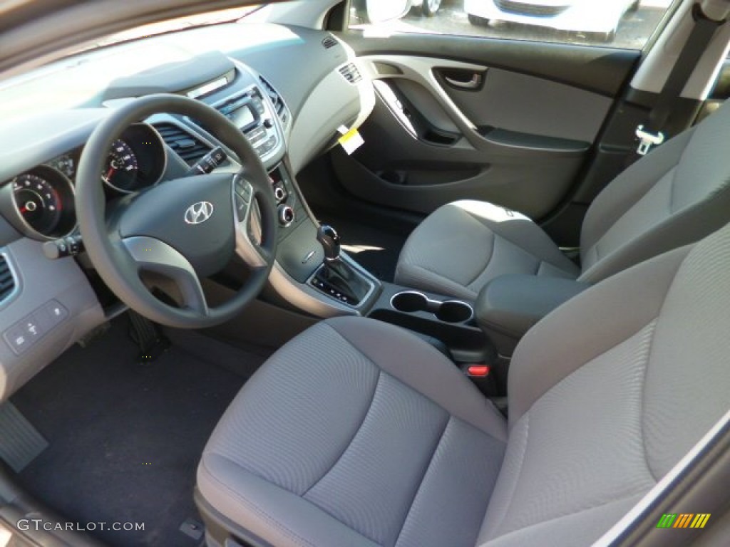 2014 Elantra SE Sedan - Gray / Gray photo #16