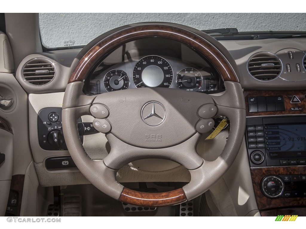 2009 CLK 350 Coupe - Arctic White / Stone photo #14