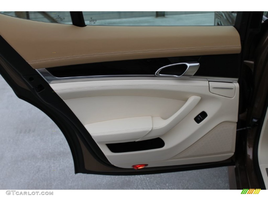 2012 Panamera V6 - Cognac Metallic / Luxor Beige photo #25