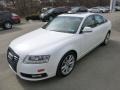 Ibis White - A6 3.0T quattro Sedan Photo No. 6