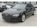 Phantom Black Pearl Effect 2013 Audi A8 L 4.0T quattro Exterior