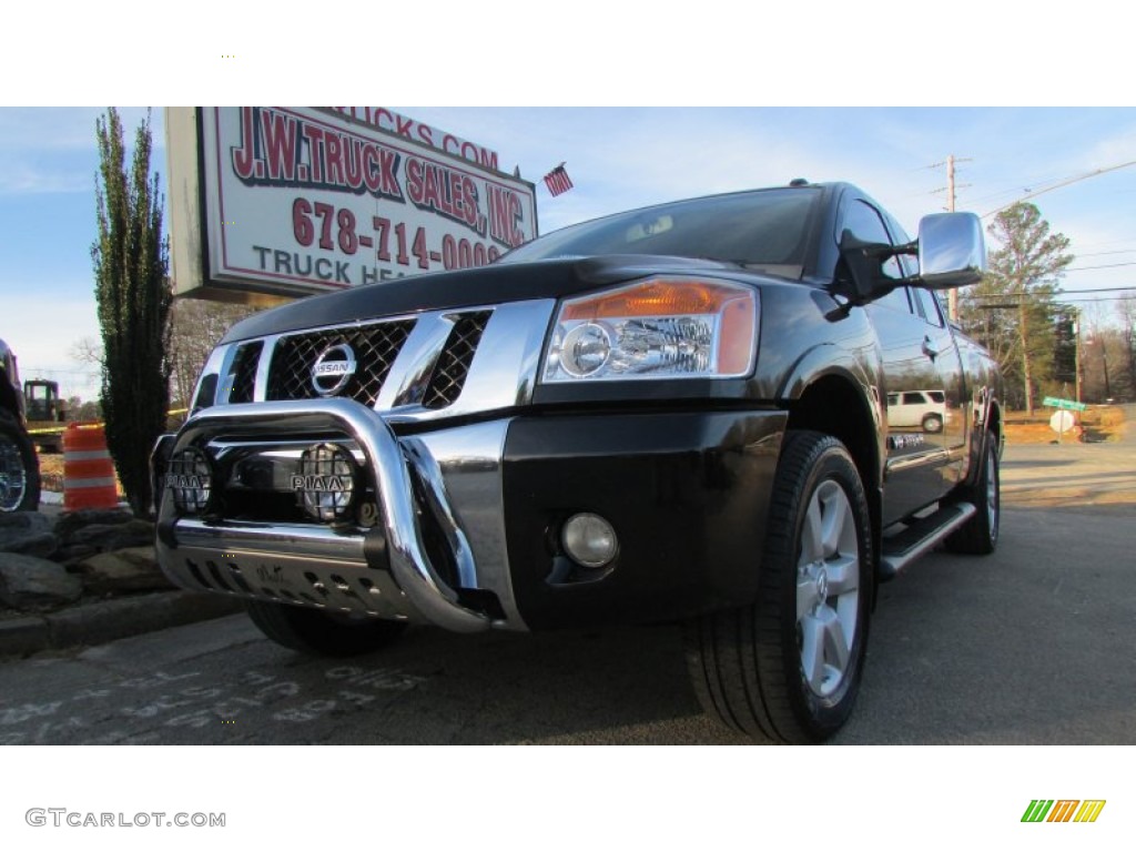 Galaxy Black Nissan Titan