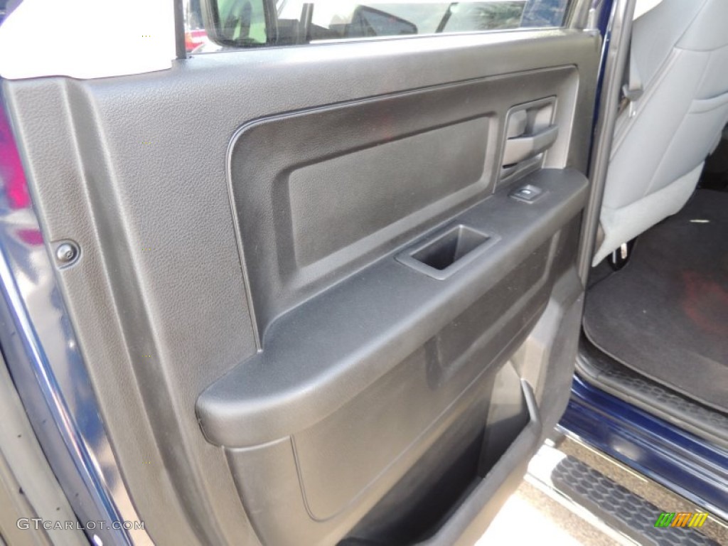 2013 1500 Express Crew Cab - True Blue Pearl / Black/Diesel Gray photo #6