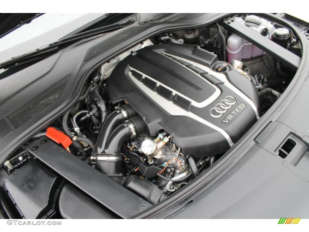 2013 Audi A8 L 4.0T quattro 4.0 Liter FSI Twin-Turbocharged DOHC 32-Valve VVT V8 Engine Photo #90874755