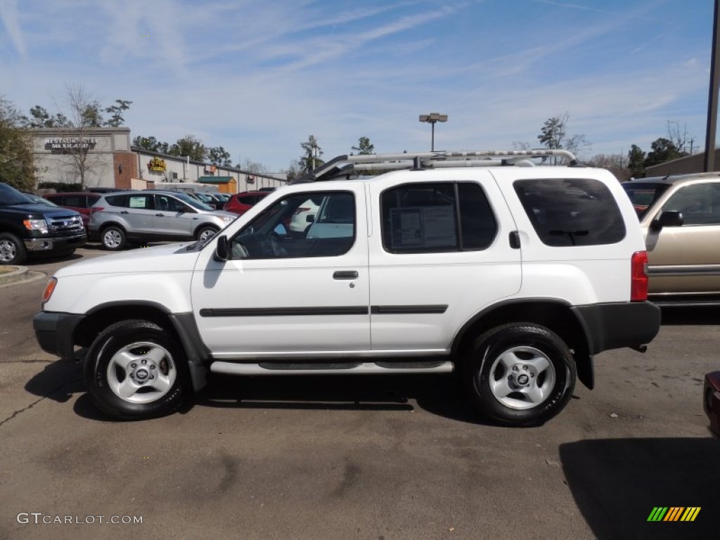 2001 Xterra SE V6 - Cloud White / Dusk Gray photo #3