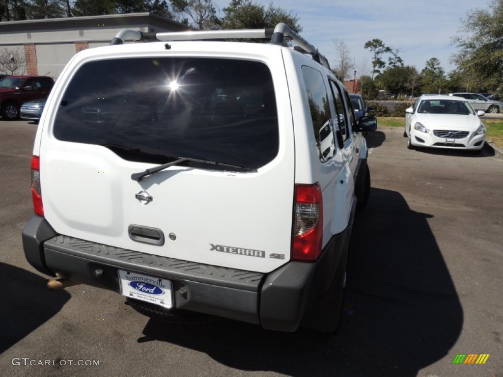 2001 Xterra SE V6 - Cloud White / Dusk Gray photo #13