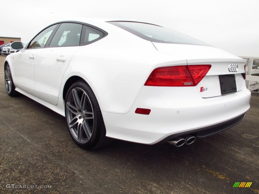 2014 S7 Prestige 4.0 TFSI quattro - Ibis White / Lunar Silver w/Diamond Contrast Stitching photo #4