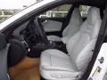 2014 Audi S7 Lunar Silver w/Diamond Contrast Stitching Interior Front Seat Photo