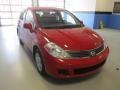 2008 Red Alert Nissan Versa 1.8 S Hatchback  photo #6