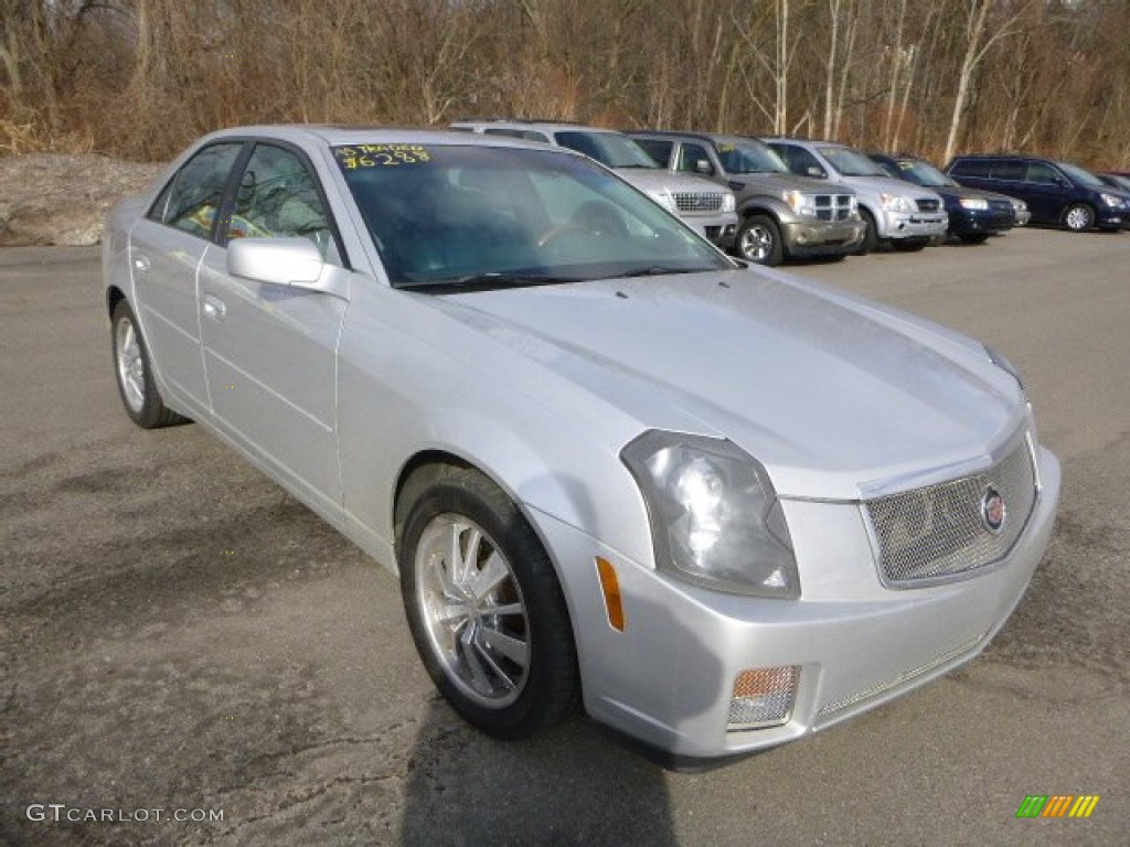 Light Platinum 2003 Cadillac CTS Sedan Exterior Photo #90877724