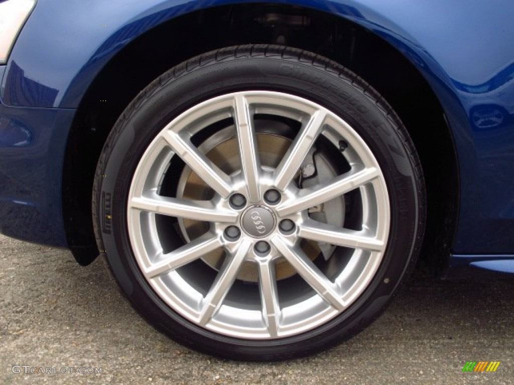 2014 A4 2.0T quattro Sedan - Scuba Blue Metallic / Titanium Grey photo #7