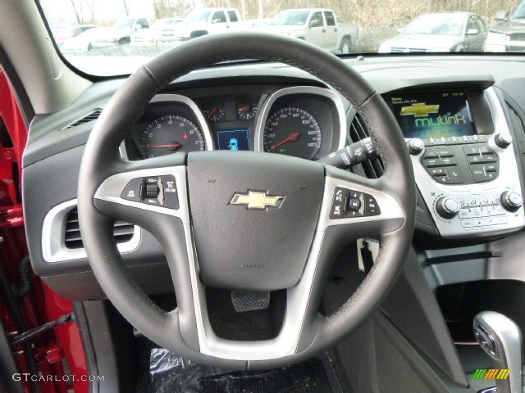 2014 Chevrolet Equinox LT AWD Jet Black Steering Wheel Photo #90879365