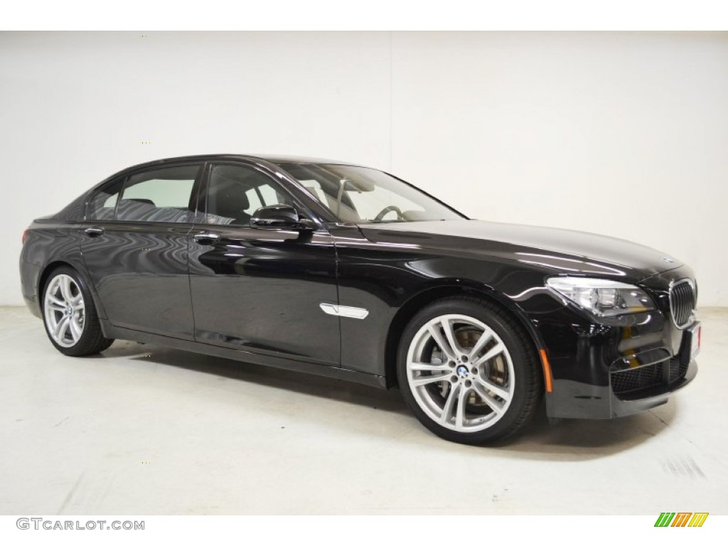 Jet Black 2014 BMW 7 Series 740Li Sedan Exterior Photo #90879452