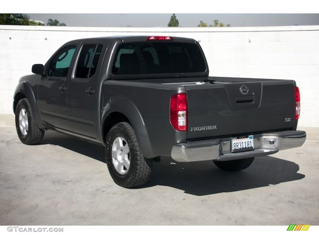 2008 Frontier SE Crew Cab - Storm Grey / Charcoal Black photo #2