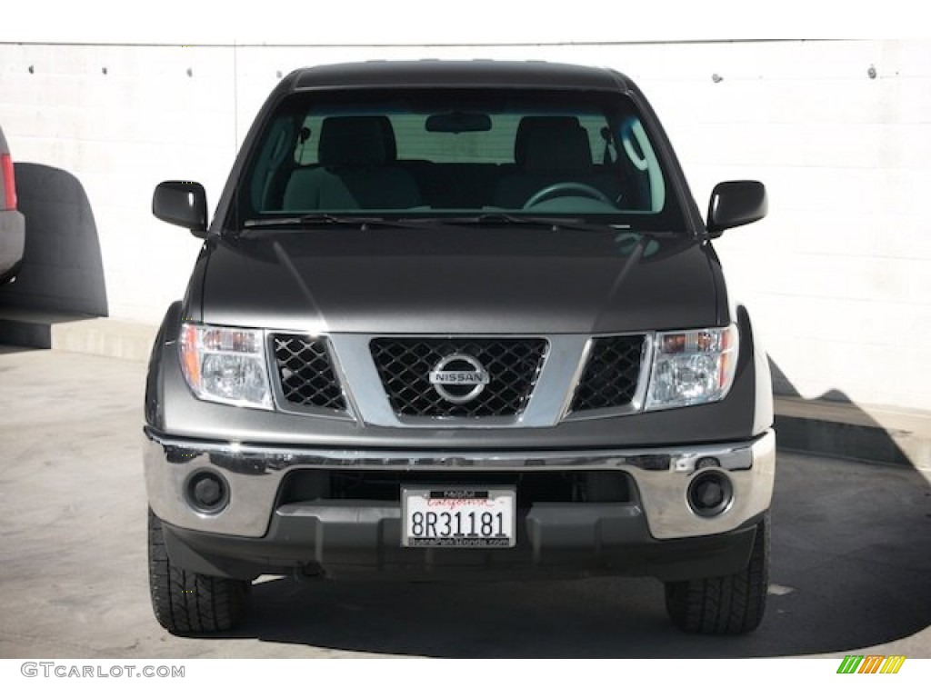 2008 Frontier SE Crew Cab - Storm Grey / Charcoal Black photo #8