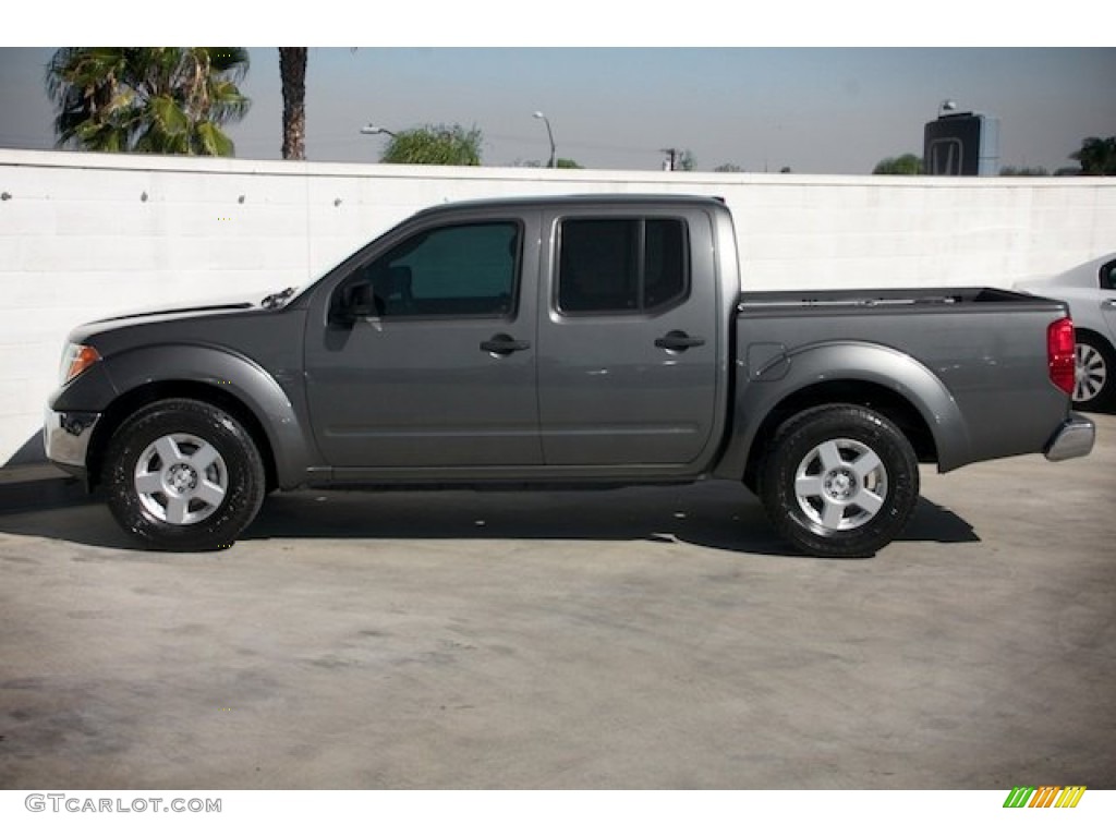 Storm Grey 2008 Nissan Frontier SE Crew Cab Exterior Photo #90879836