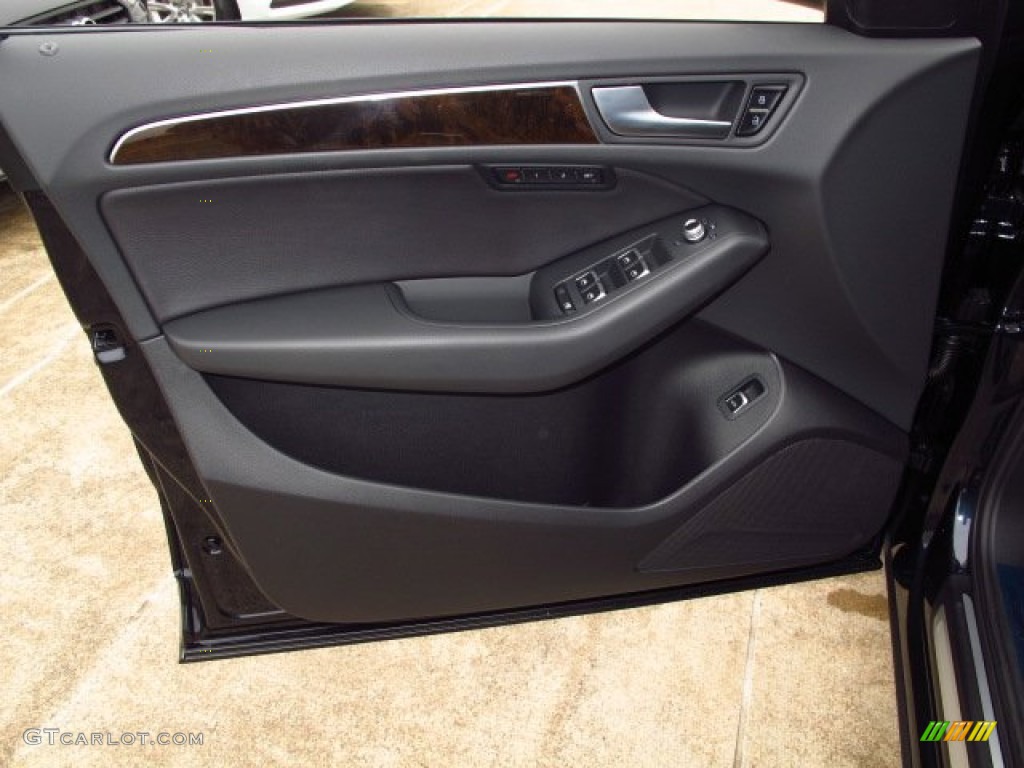 2014 Audi Q5 3.0 TDI quattro Black Door Panel Photo #90879922