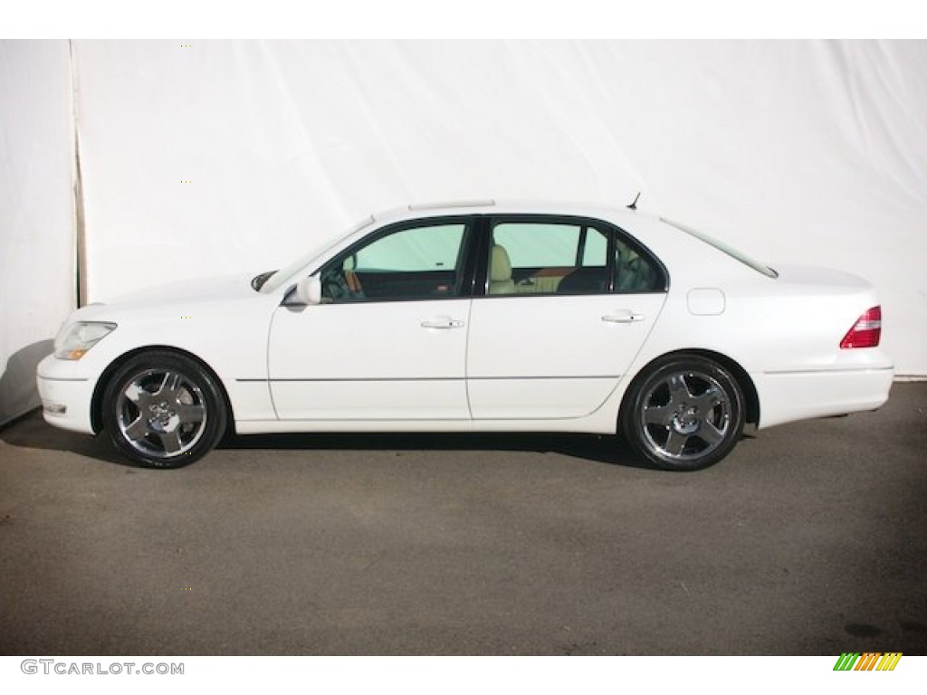 2006 LS 430 - Crystal White / Cashmere photo #9