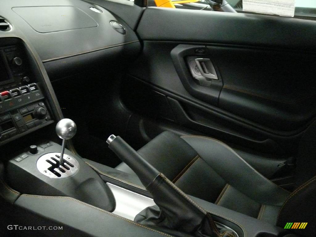 Nero Perseus Interior 2007 Lamborghini Gallardo Spyder Photo #908824