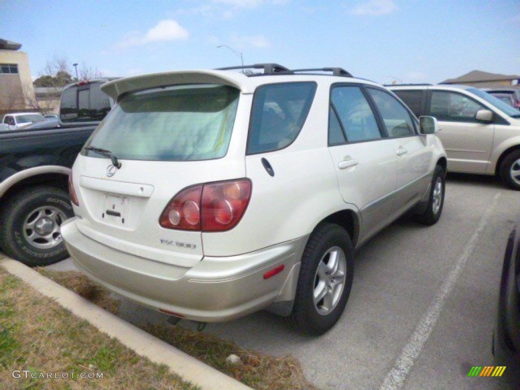 2000 RX 300 AWD - Pearl White / Ivory photo #3