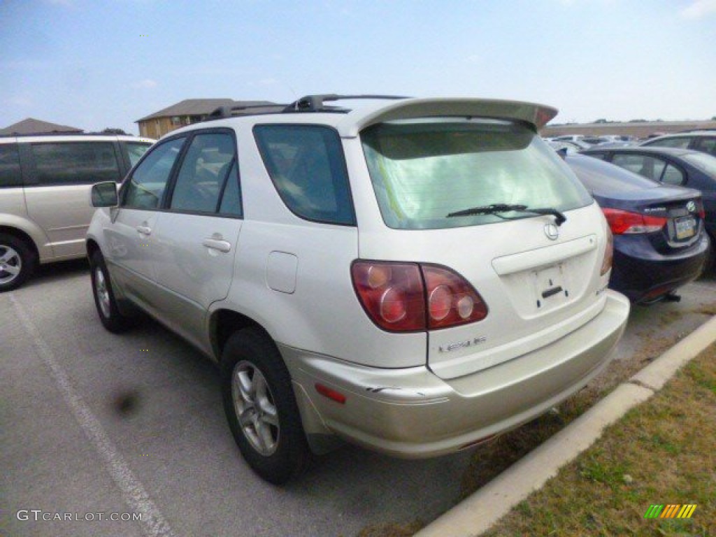 2000 RX 300 AWD - Pearl White / Ivory photo #4