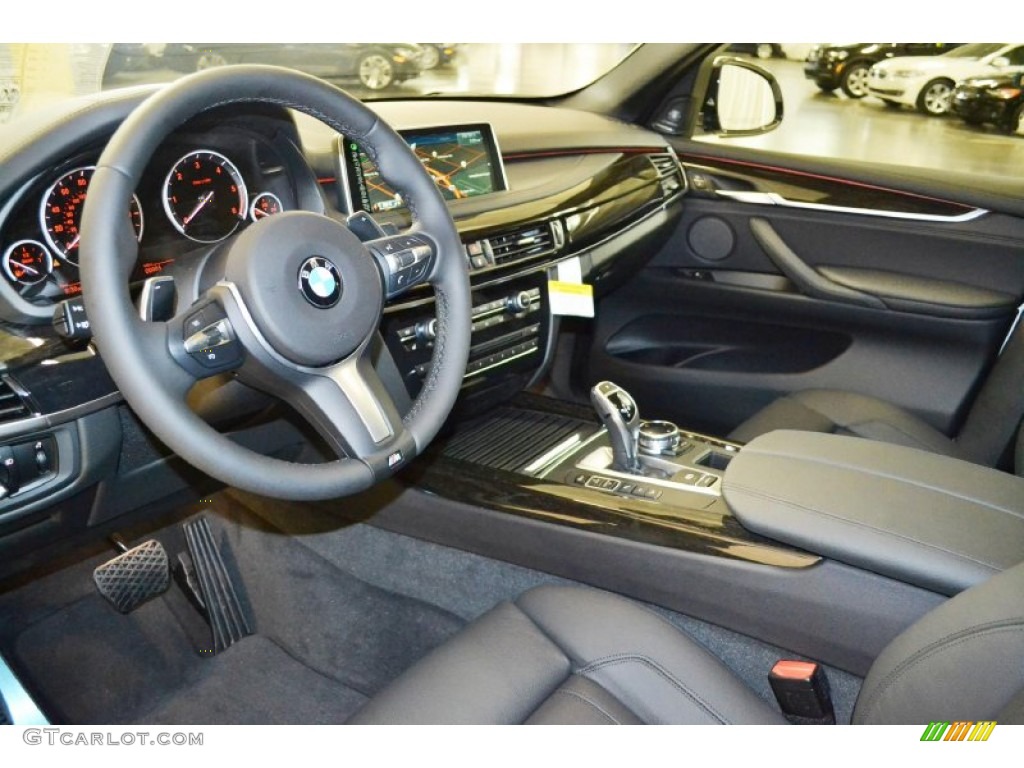 Black Interior 2014 BMW X5 xDrive35d Photo #90882799