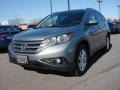 2012 Opal Sage Metallic Honda CR-V EX-L  photo #1