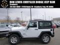 2014 Bright White Jeep Wrangler Sport 4x4  photo #1