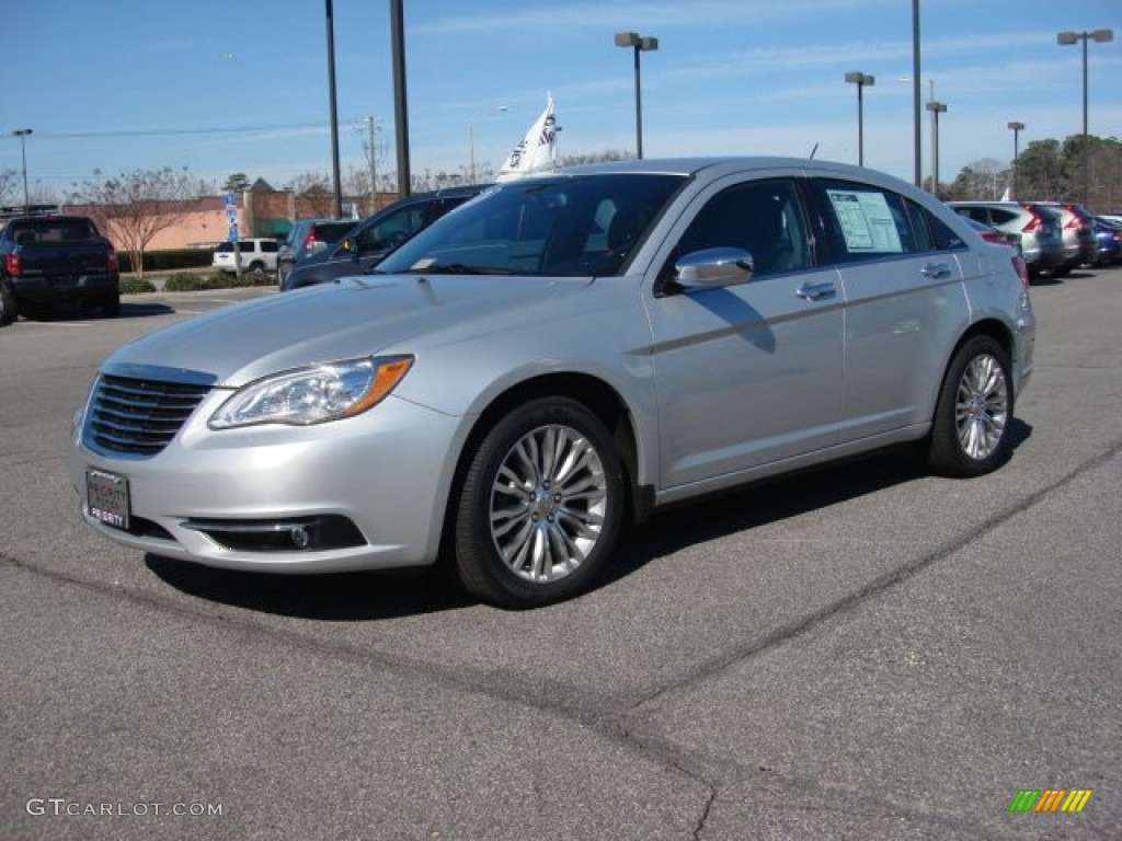 2012 200 Limited Sedan - Bright Silver Metallic / Black photo #2