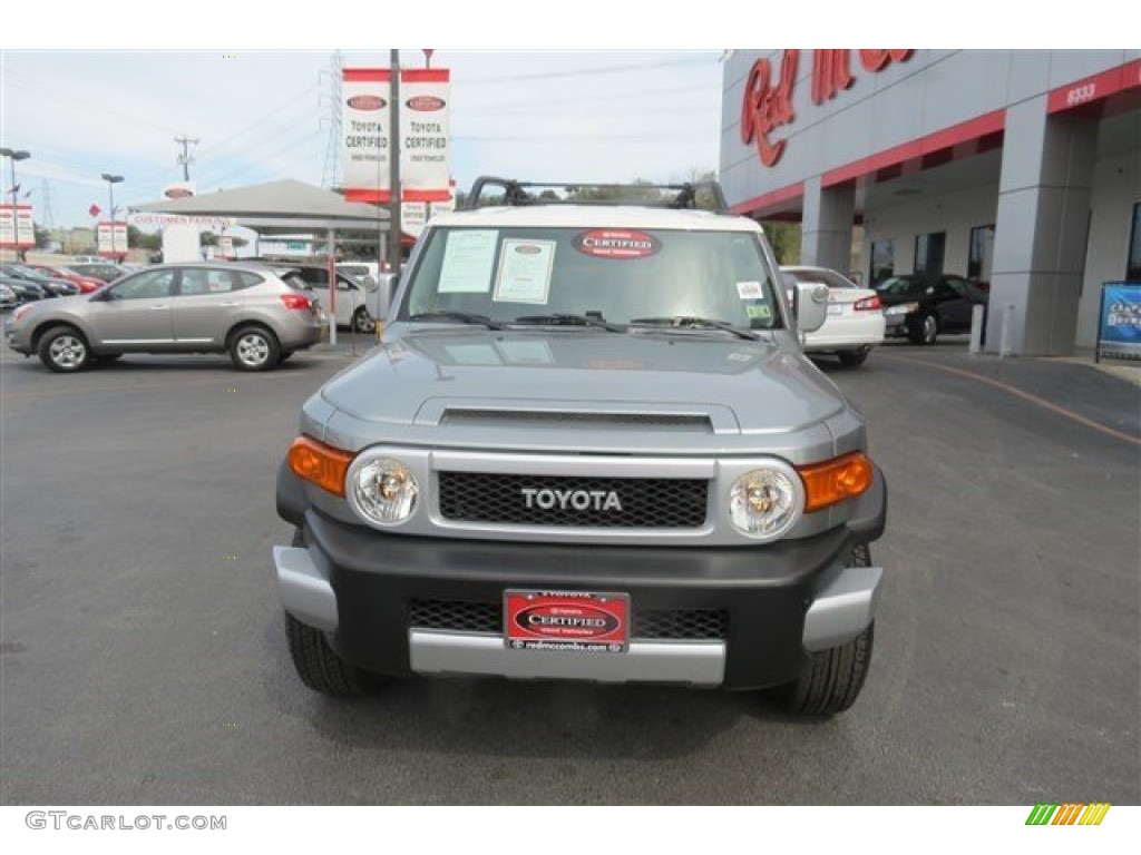 2012 FJ Cruiser 4WD - Silver Fresco Metallic / Dark Charcoal photo #2
