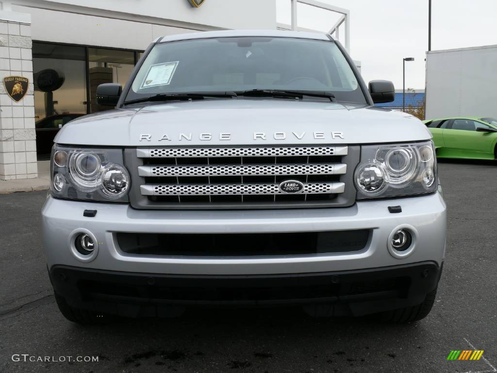 2006 Range Rover Sport Supercharged - Arctic Frost Metallic / Ebony Black photo #3