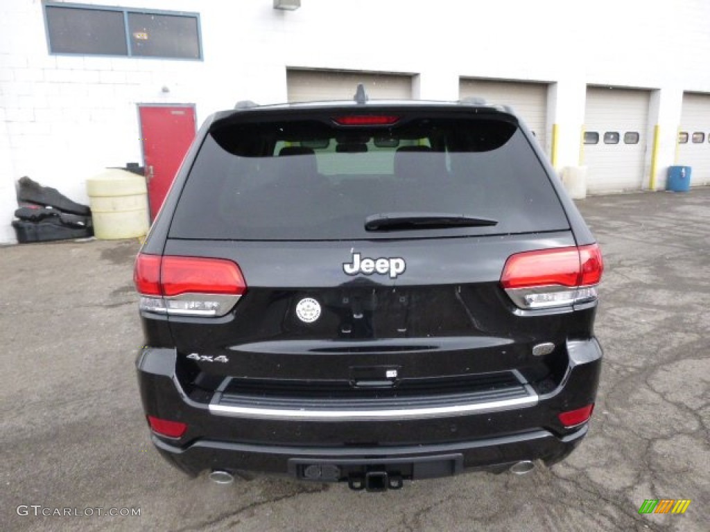 2014 Grand Cherokee Overland 4x4 - Brilliant Black Crystal Pearl / Overland Nepal Jeep Brown Light Frost photo #7