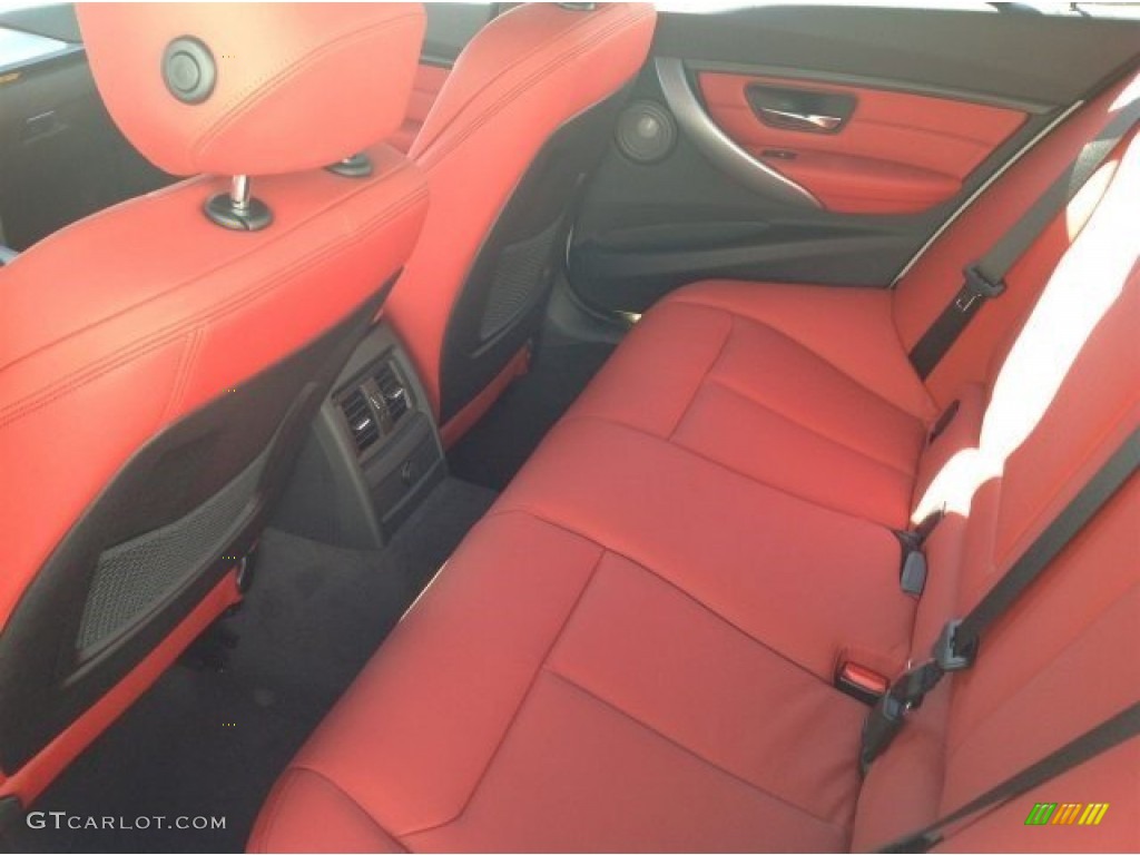 2014 BMW 3 Series 335i Sedan Rear Seat Photo #90887923