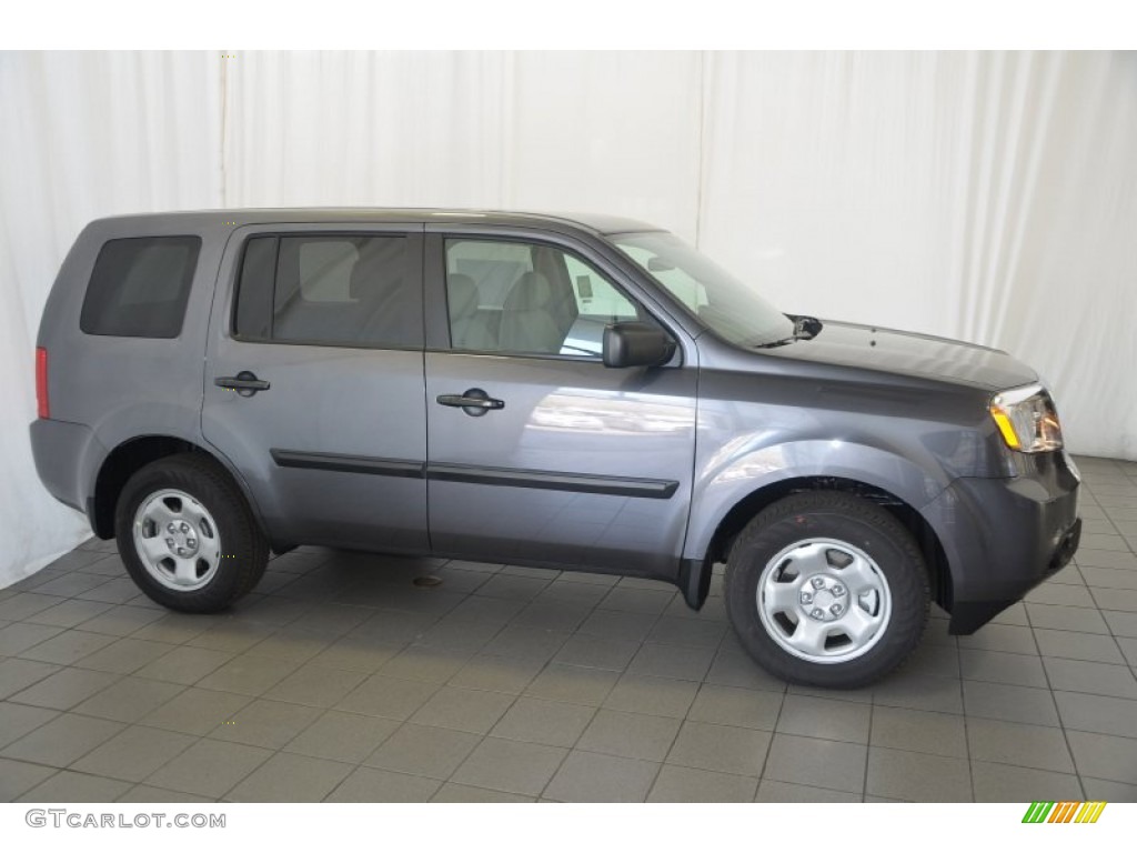 2014 Pilot LX - Modern Steel Metallic / Gray photo #5