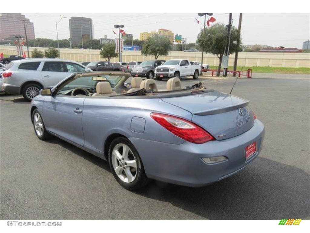 2008 Solara SLE V6 Convertible - Cosmic Blue Metallic / Ivory photo #5