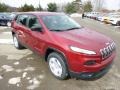Deep Cherry Red Crystal Pearl - Cherokee Sport 4x4 Photo No. 4