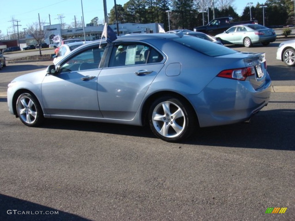 2009 TSX Sedan - Glacier Blue Metallic / Ebony photo #4